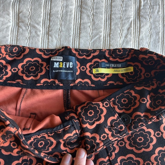 Maeve Colette cropped pant. Gently worn - Picture 2 of 2